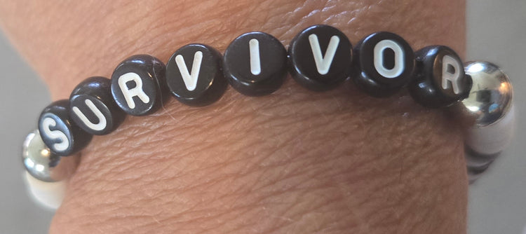 Survivor word bracelet