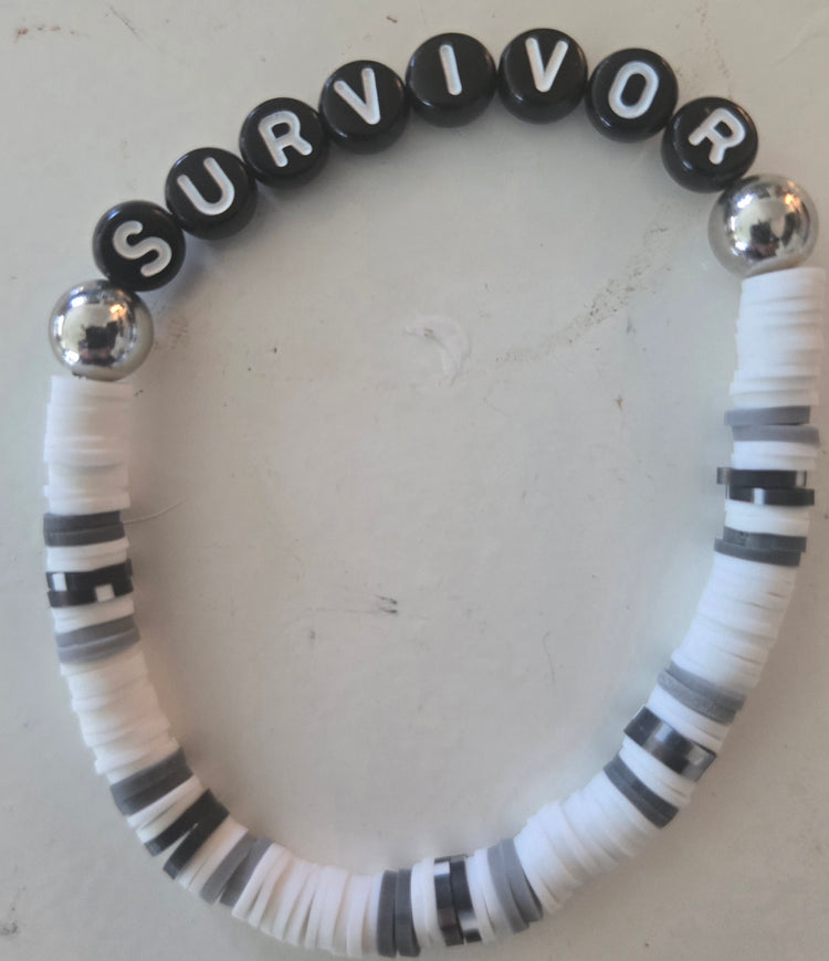 Survivor word bracelet