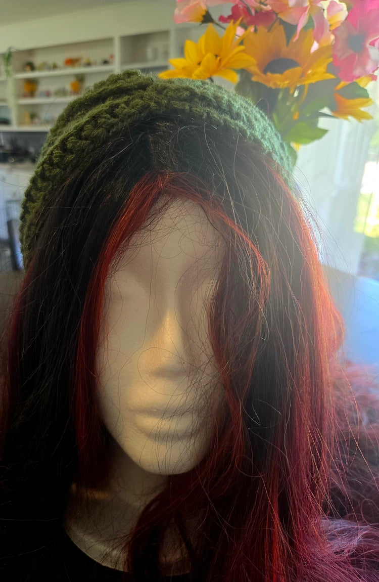 Medium green hairband
