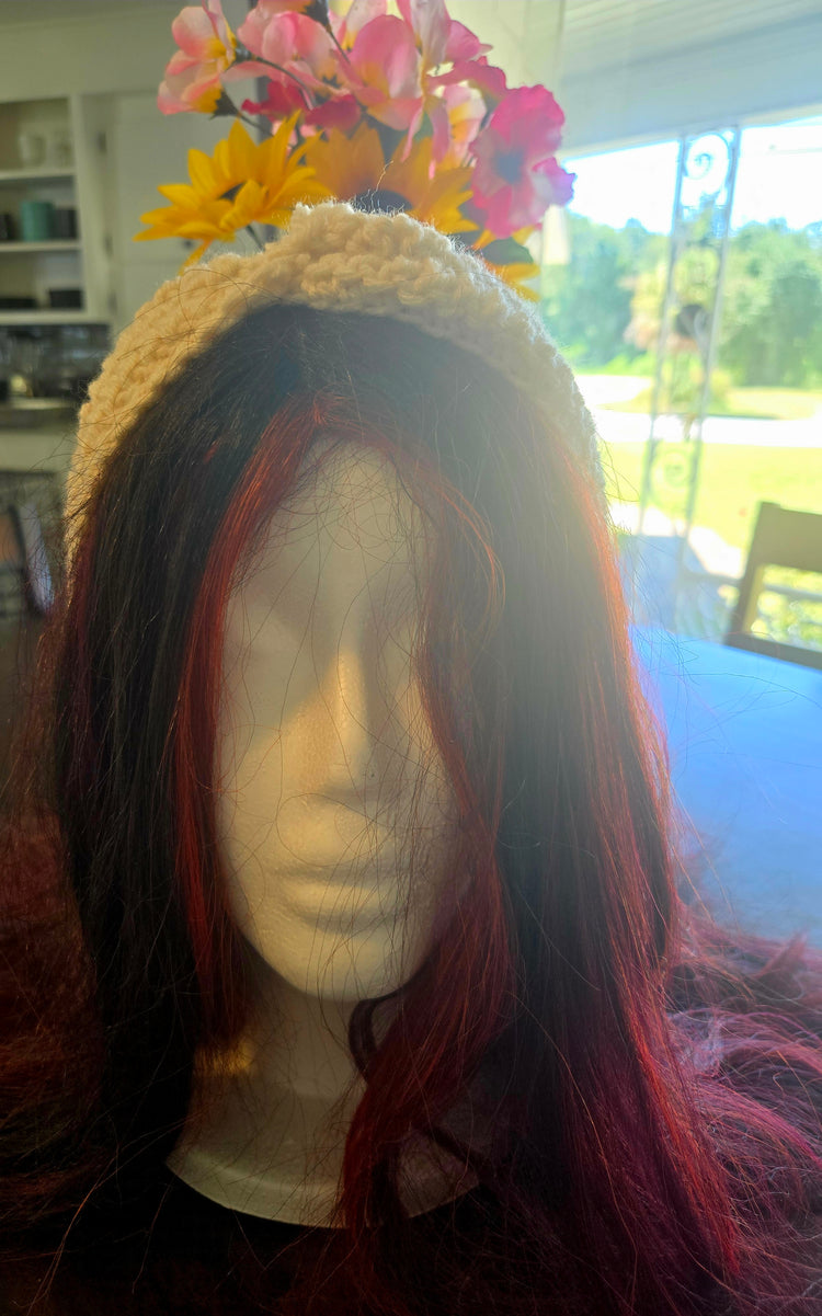 Medium beige hairbands