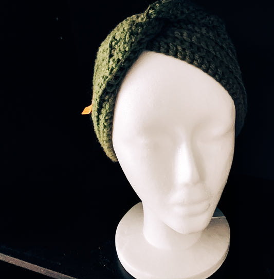 Medium green hairband