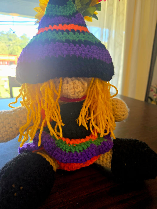 Crocheted gnomes dolls