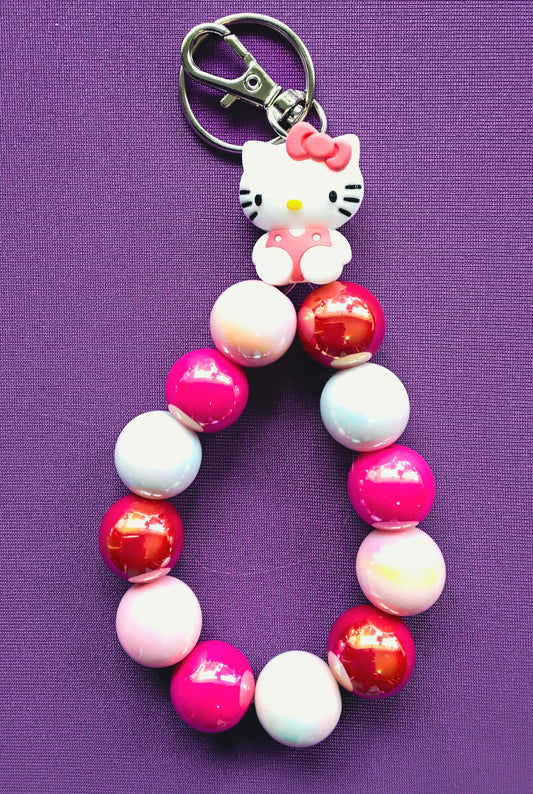 Pink Kitty keychain