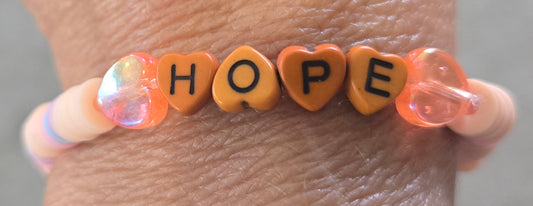 HOPE word bracelet