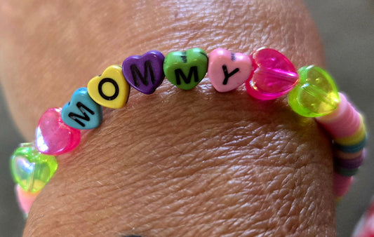 MOMMY word bracelet