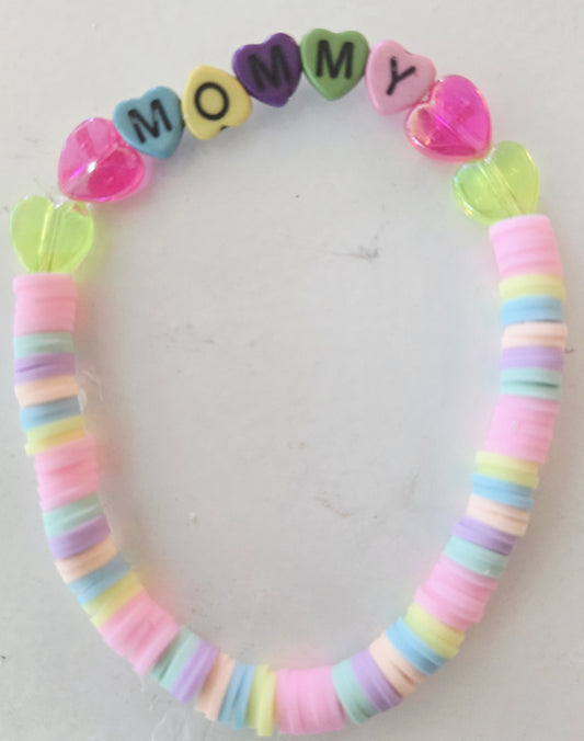 MOMMY word bracelet