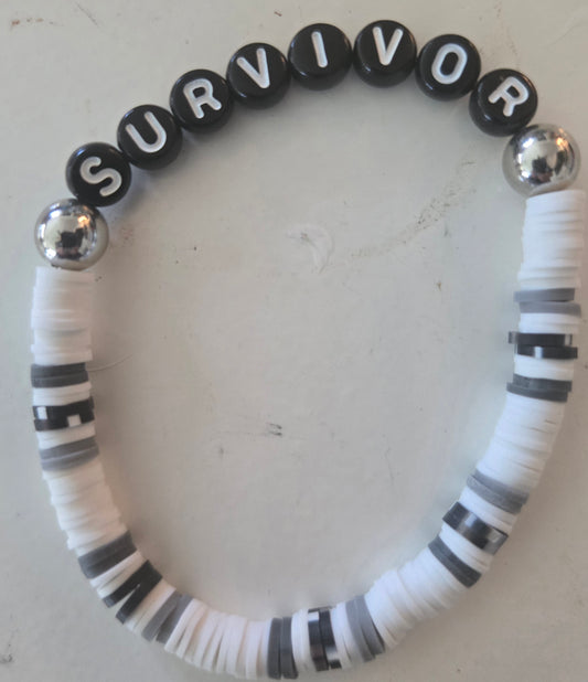Survivor word bracelet