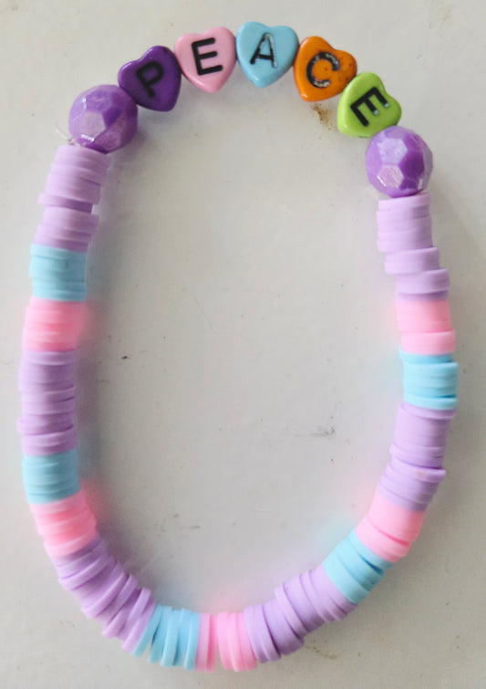 PEACE worde bracelet