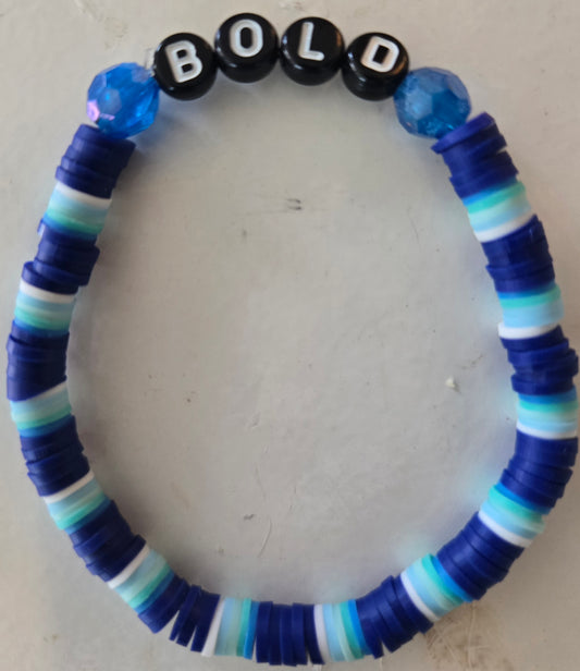 BOLD word bracelet